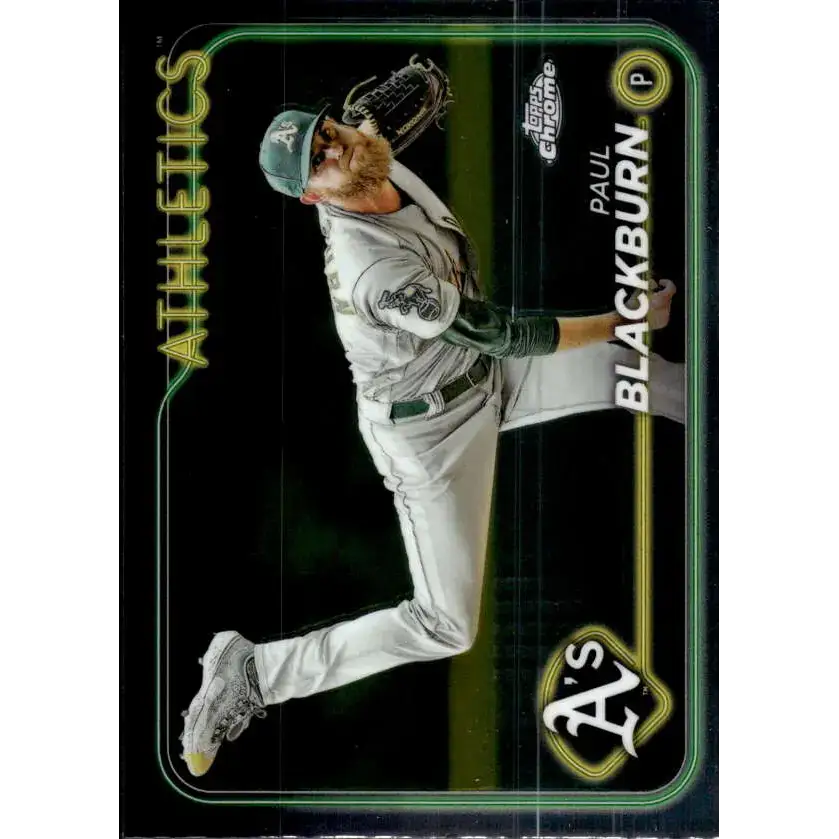 2024 Topps Chrome #43 Paul Blackburn NM-MT Oakland Athletics Baseball Card - Baseball Card Single