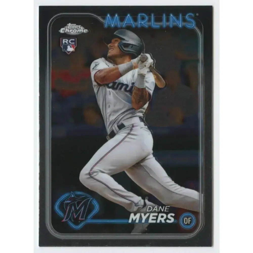 2024 Topps Chrome #46 Dane Myers NM-MT RC Rookie Miami Marlins Baseball Card - Baseball Card Single