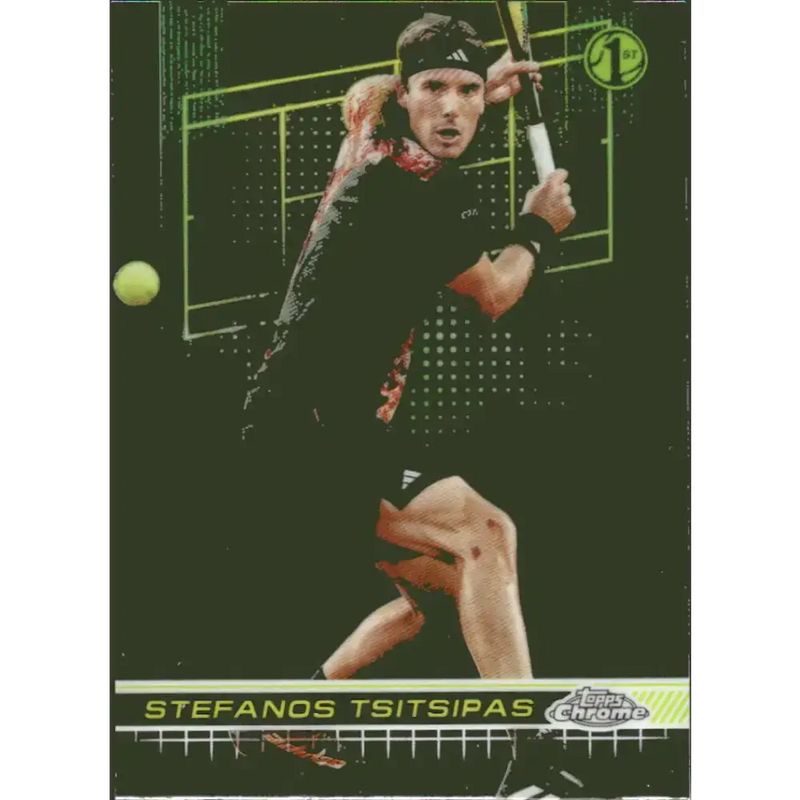 2024 Topps Chrome #46 Stefanos Tsitsipas EX Excellent Tennis Card - Other