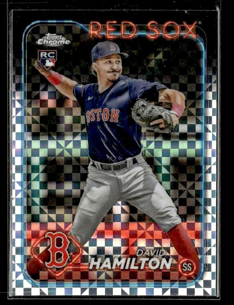 2024 Topps Chrome #49 David Hamilton X-Fractors - Baseball Card Single