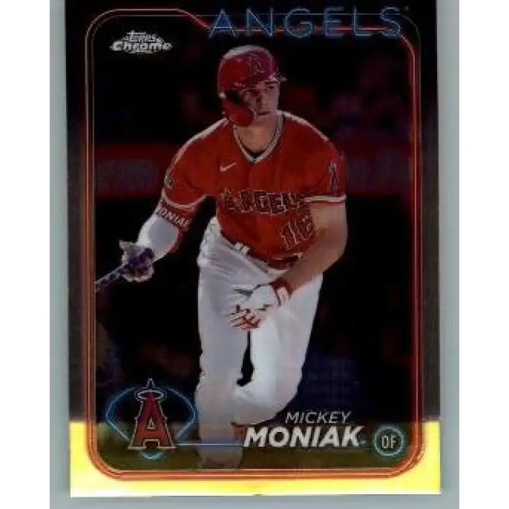 2024 Topps Chrome #51 Mickey Moniak NM-MT Los Angeles Angels Baseball Card - Baseball Card Single