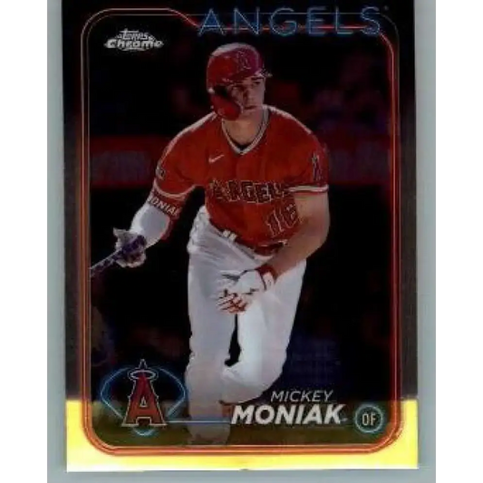 2024 Topps Chrome #51 Mickey Moniak NM-MT Los Angeles Angels Baseball Card - Baseball Card Single
