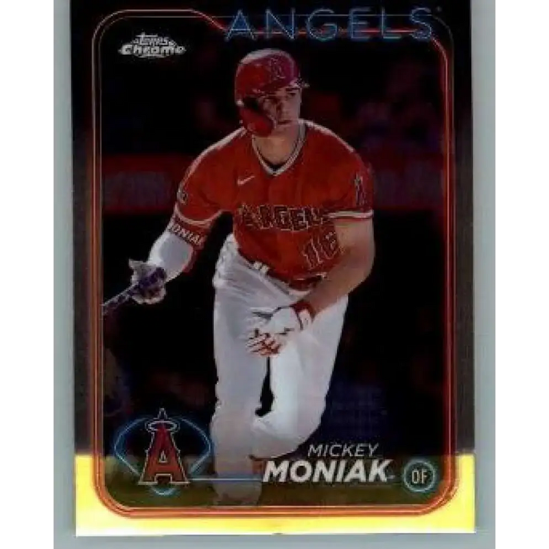 2024 Topps Chrome #51 Mickey Moniak NM-MT Los Angeles Angels Baseball Card - Baseball Card Single