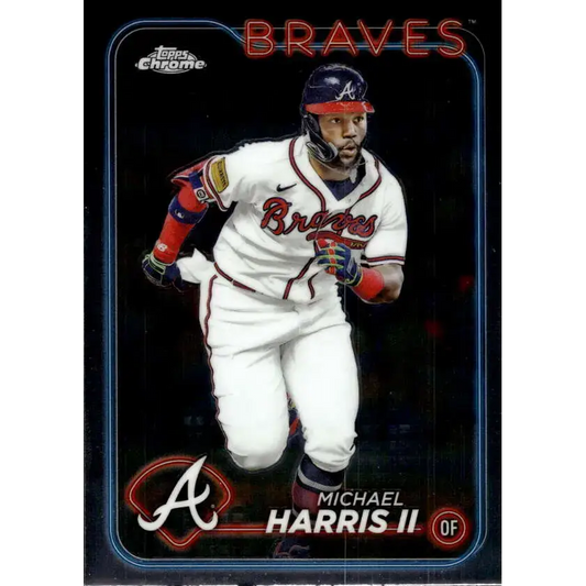 2024 Topps Chrome #52 Michael Harris II NM-MT Atlanta Braves Baseball Card - Baseball Card Single