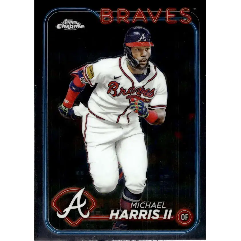 2024 Topps Chrome #52 Michael Harris II NM-MT Atlanta Braves Baseball Card - Baseball Card Single