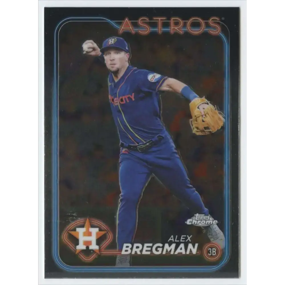 2024 Topps Chrome #53 Alex Bregman NM-MT Houston Astros Baseball Card - Baseball Card Single