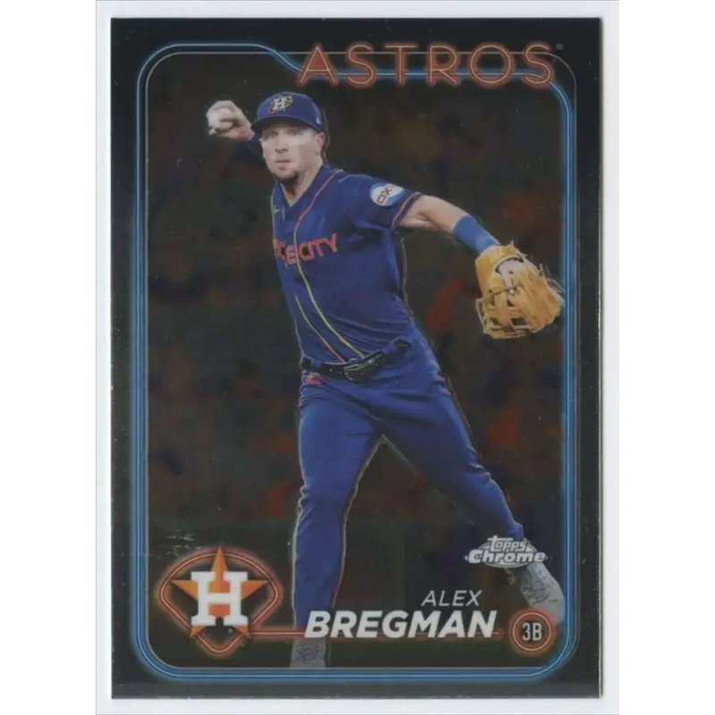 2024 Topps Chrome #53 Alex Bregman NM-MT Houston Astros Baseball Card - Baseball Card Single
