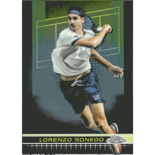 2024 Topps Chrome #53 Lorenzo Sonego EX Excellent Tennis Card - Tennis Card Single