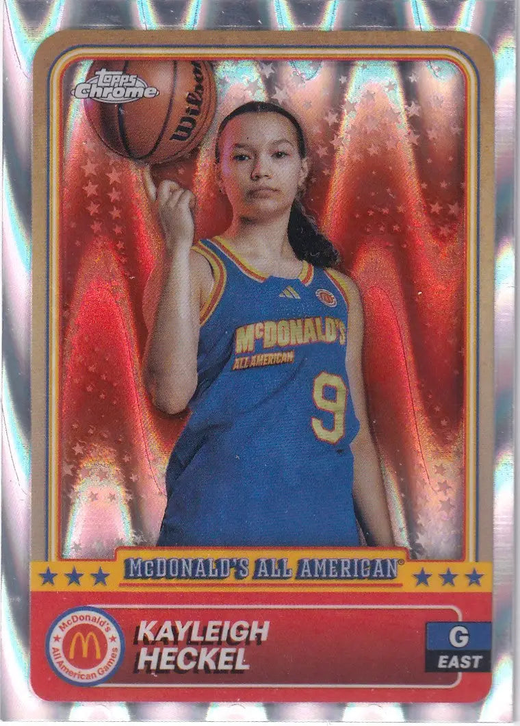 2024 TOPPS CHROME #54 KAYLEIGH HECKEL RAY WAVE- UCONN HUSKIES - Other