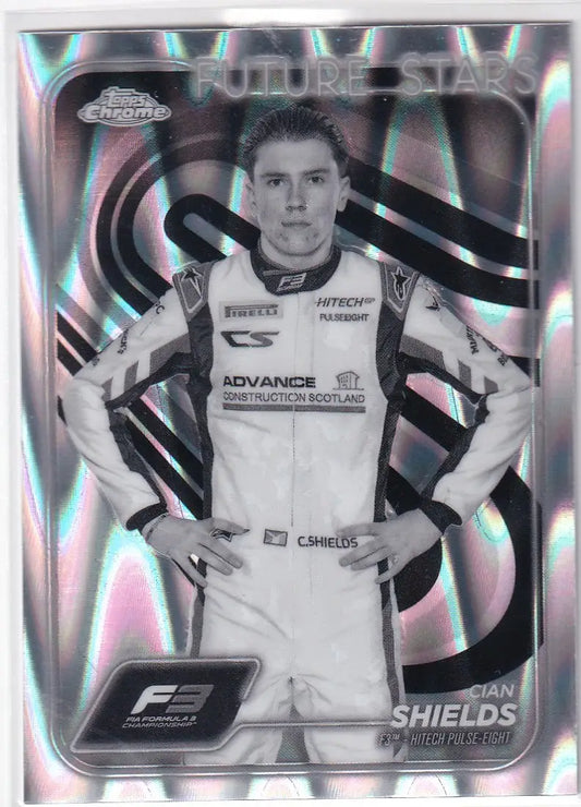 2024 TOPPS CHROME #57 CIAN SHIELDS RAY WAVE- HITECH PULSE EIGHT - Baseball Card Single
