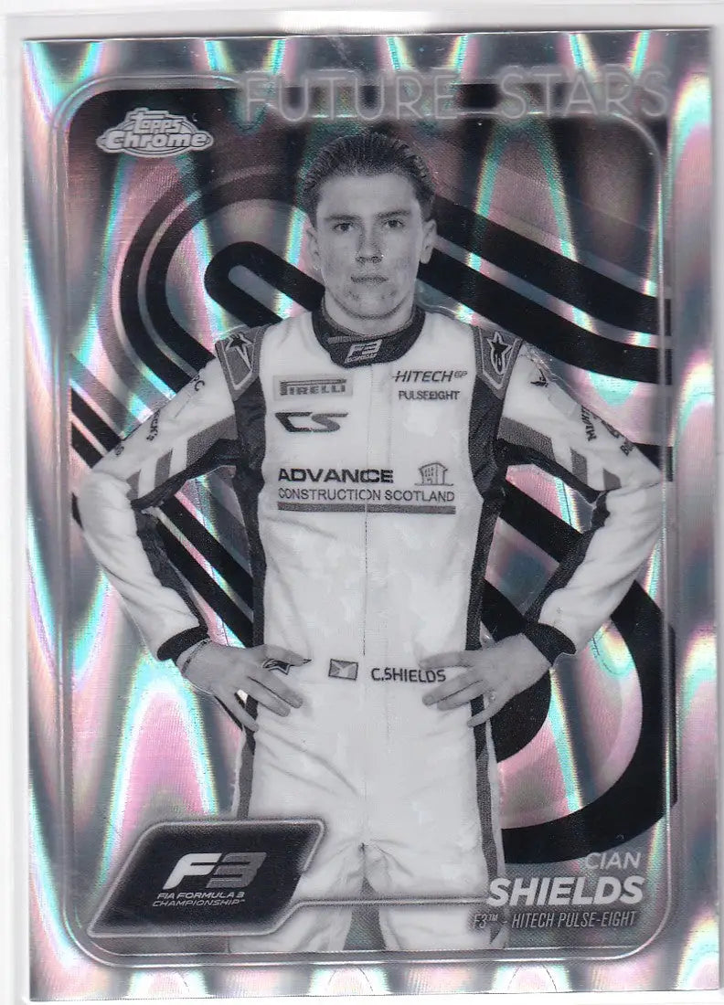 2024 TOPPS CHROME #57 CIAN SHIELDS RAY WAVE- HITECH PULSE EIGHT