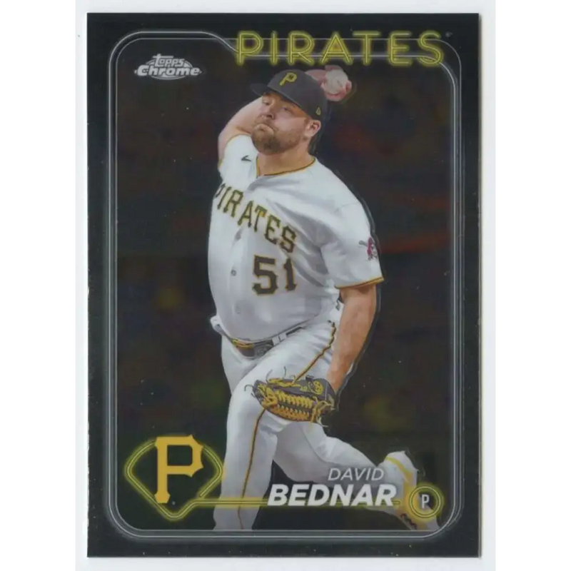 2024 Topps Chrome #60 David Bednar NM-MT Pittsburgh Pirates Baseball Card - Baseball Card Single