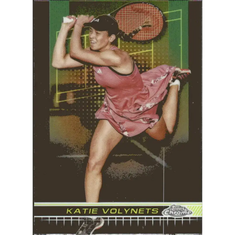 2024 Topps Chrome #60 Katie Volynets EX Excellent Tennis Card - Other