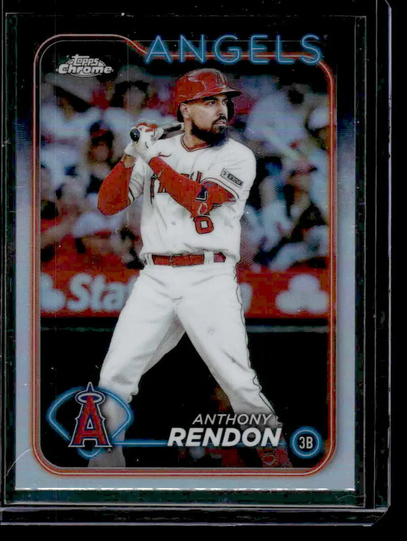 2024 Topps Chrome #61 Anthony Rendon Refractors - Baseball Card Single