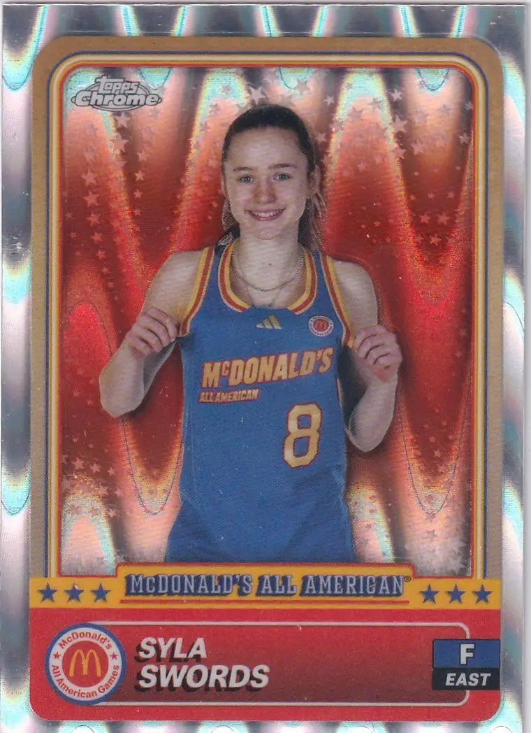 2024 TOPPS CHROME #61 SYLA SWORDS RAY WAVE- MICHIGAN