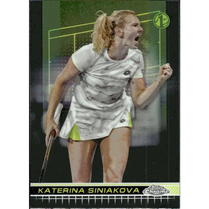 2024 Topps Chrome #66 Katerina Siniakova EX Excellent Tennis Card - Other