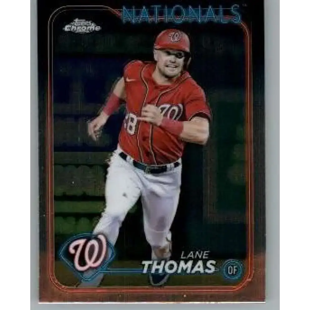 2024 Topps Chrome #66 Lane Thomas NM-MT Washington Nationals Baseball Card - Baseball Card Single