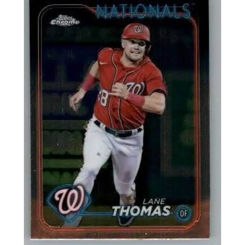 2024 Topps Chrome #66 Lane Thomas NM-MT Washington Nationals Baseball Card - Baseball Card Single