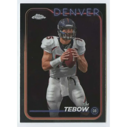 2024 Topps Chrome #66 Tim Tebow NM-MT Denver Broncos Football Card - Football Card Single