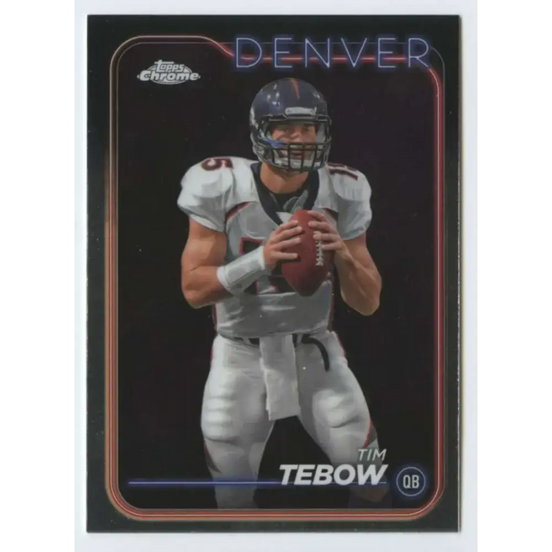 2024 Topps Chrome #66 Tim Tebow NM-MT Denver Broncos Football Card - Football Card Single