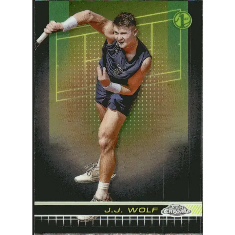 2024 Topps Chrome #67 J.J. Wolf EX Excellent Tennis Card - Other