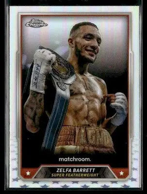 2024 Topps Chrome #68 Zelfa Barrett Refractor - UFC/MMA Card Single