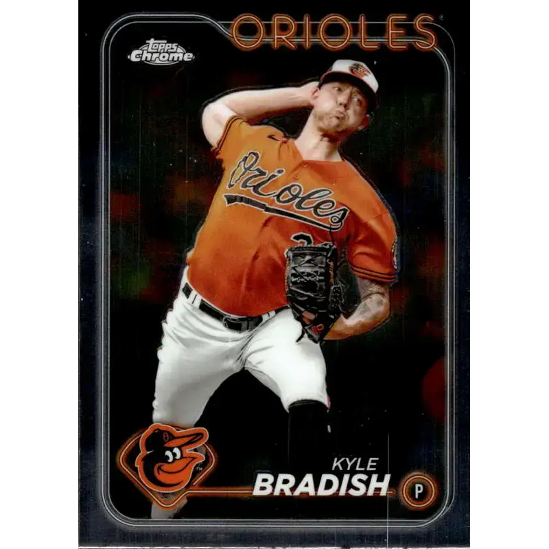 2024 Topps Chrome #69 Kyle Bradish NM-MT Baltimore Orioles Baseball Card - Baseball Card Single