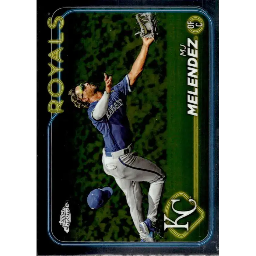 2024 Topps Chrome #7 MJ Melendez NM-MT Kansas City Royals Baseball Card - Baseball Card Single