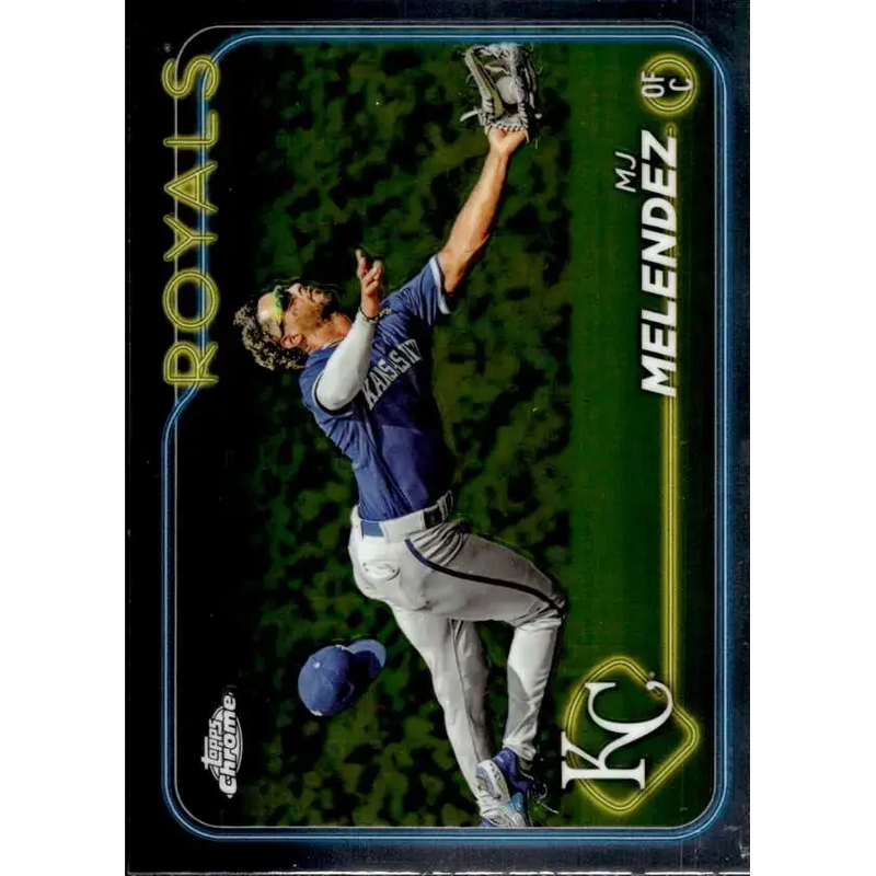 2024 Topps Chrome #7 MJ Melendez NM-MT Kansas City Royals Baseball Card - Baseball Card Single