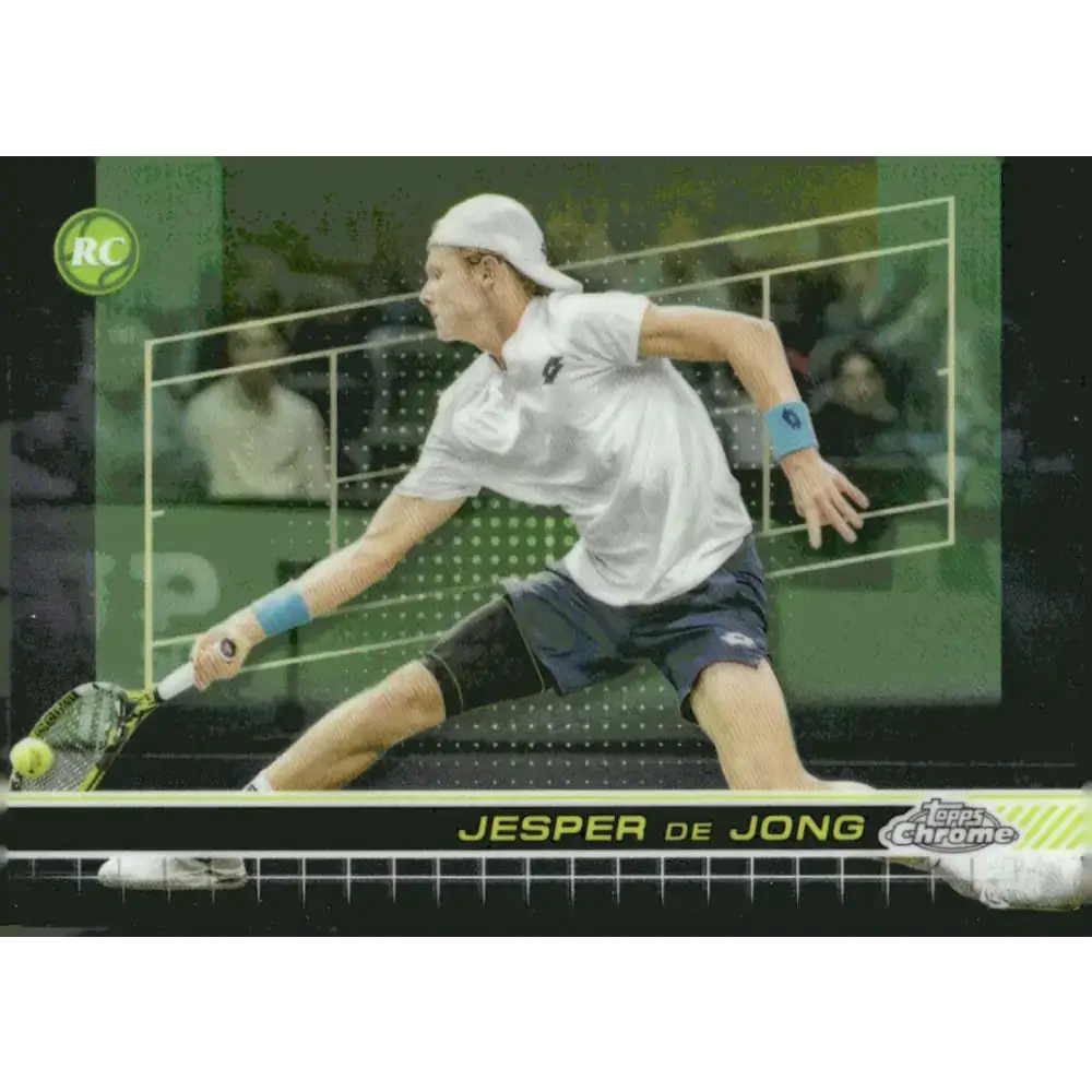 2024 Topps Chrome #70 Jesper de Jong EX Excellent RC Rookie Tennis Card - Other