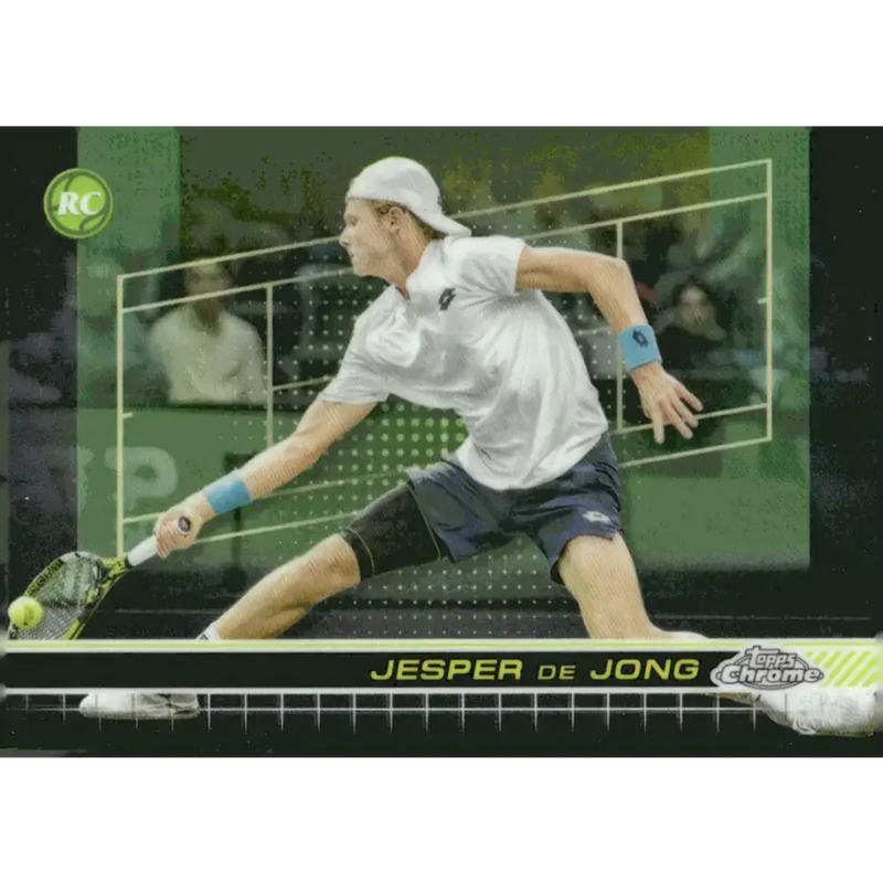 2024 Topps Chrome #70 Jesper de Jong EX Excellent RC Rookie Tennis Card - Other