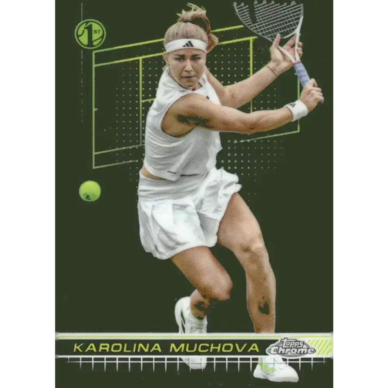 2024 Topps Chrome #71 Karolina Muchova EX Excellent Tennis Card - Other