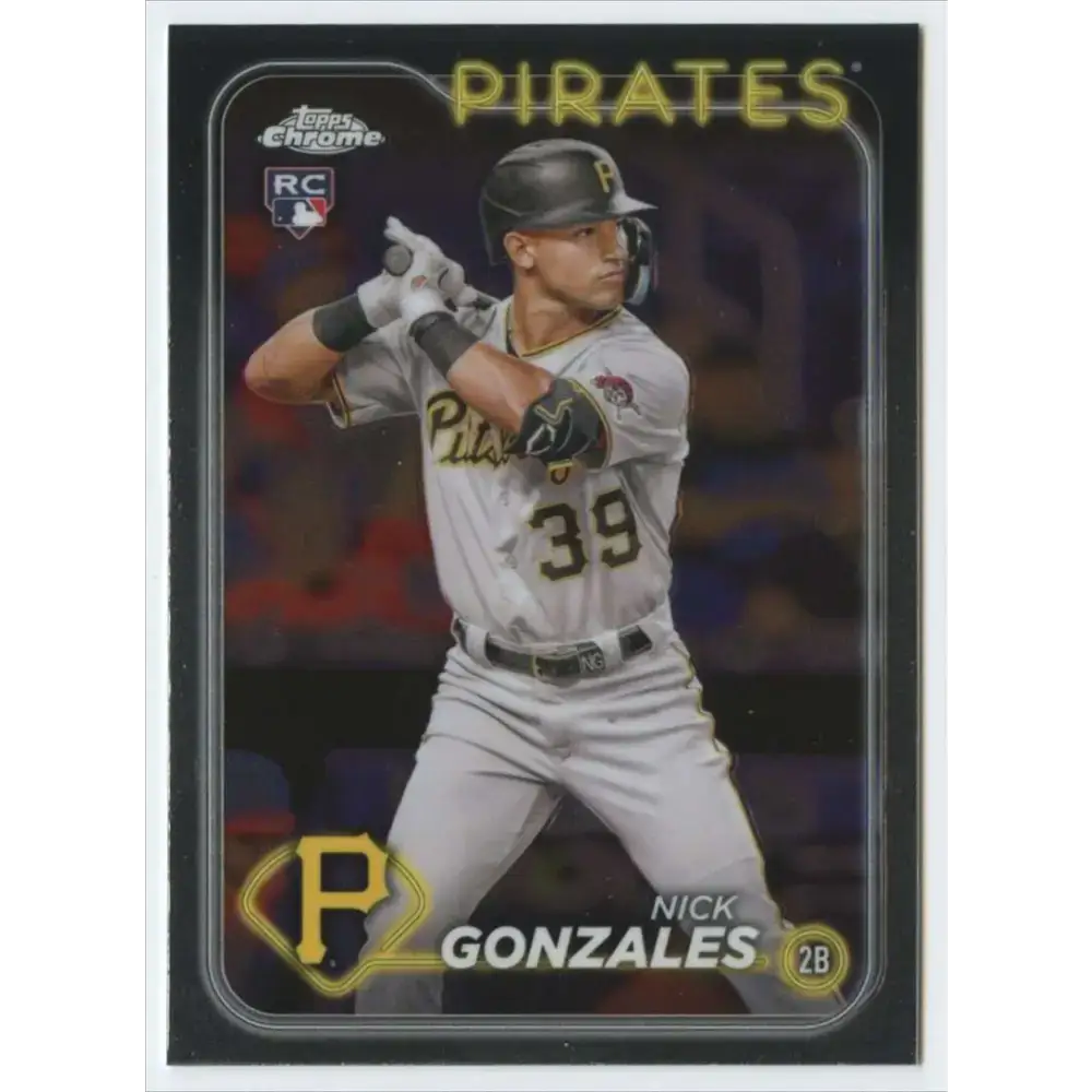 2024 Topps Chrome #72 Nick Gonzales NM-MT RC Rookie Pittsburgh Pirates Baseball Card - Baseball Card Single
