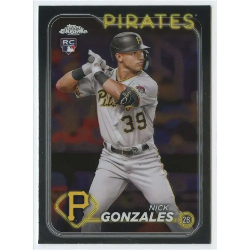 2024 Topps Chrome #72 Nick Gonzales NM-MT RC Rookie Pittsburgh Pirates Baseball Card - Baseball Card Single