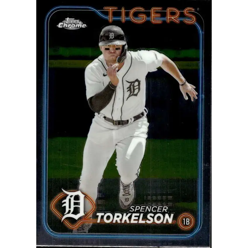 2024 Topps Chrome #73 Spencer Torkelson NM-MT Detroit Tigers Baseball Card - Baseball Card Single