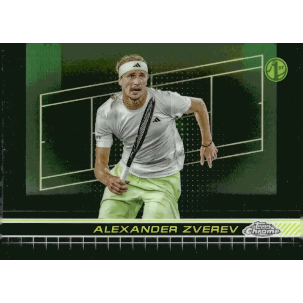2024 Topps Chrome #74 Alexander Zverev EX Excellent Tennis Card - Tennis Card Single
