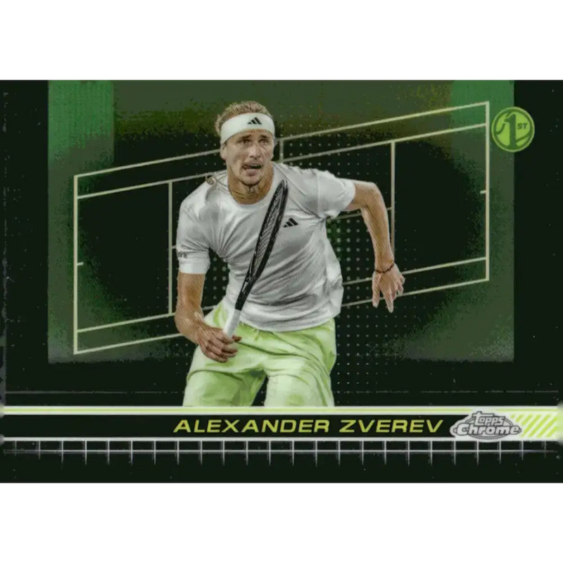 2024 Topps Chrome #74 Alexander Zverev EX Excellent Tennis Card - Tennis Card Single