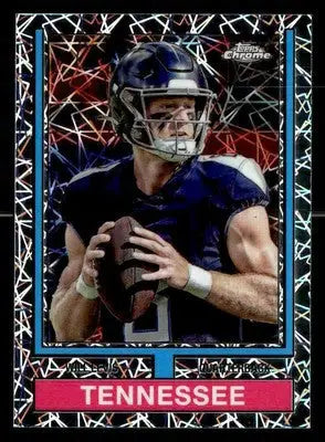 2024 Topps Chrome #74TF-24 Will Levis 1974 Topps Football Lazer Refractor - Football Card Single