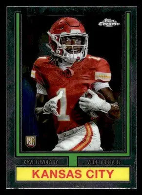 2024 Topps Chrome #74TF-8 Xavier Worthy 1974 Topps Football - Football Card Single