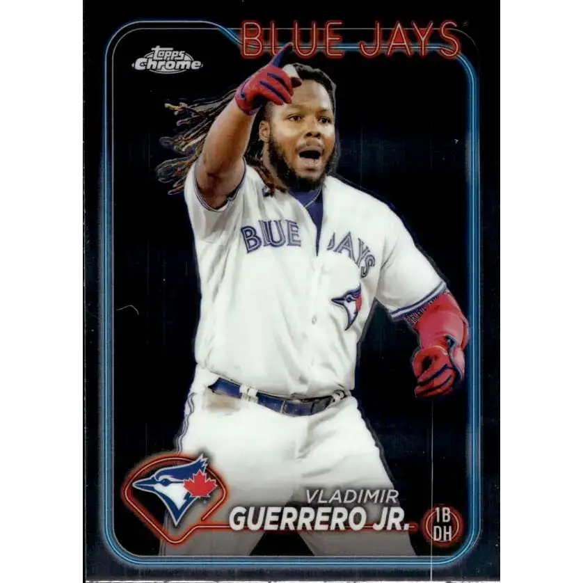 2024 Topps Chrome #78 Vladimir Guerrero Jr. NM-MT Toronto Blue Jays Baseball Card - Baseball Card Single