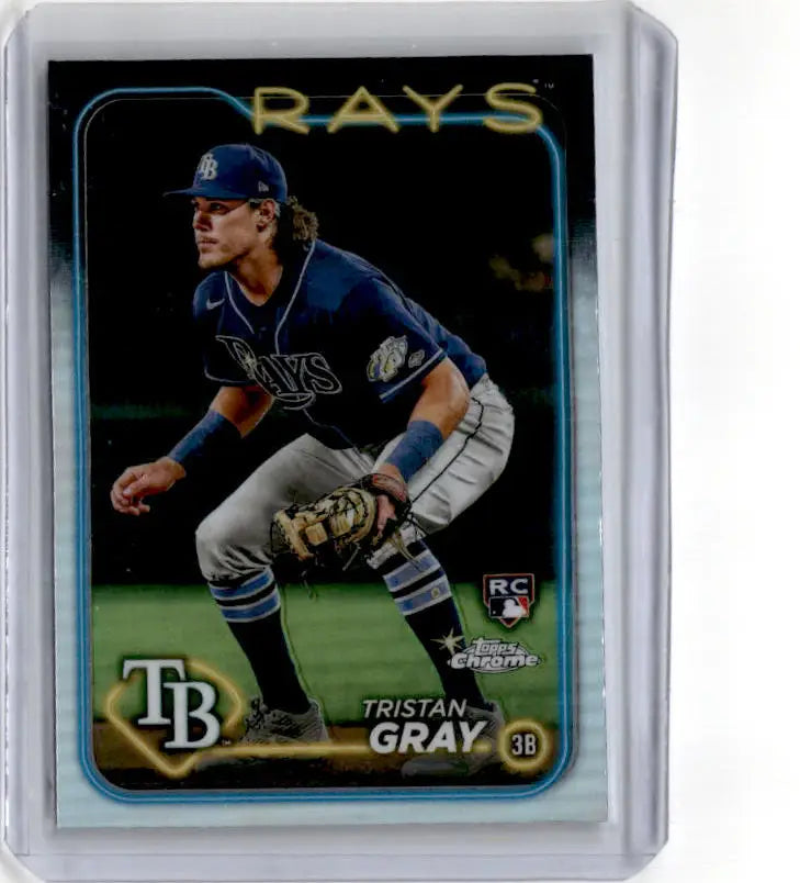 2024 Topps Chrome #8 Tristan Gray Prism Refractors - Baseball Card Single