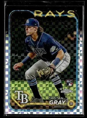 2024 Topps Chrome #8 Tristan Gray X-Fractors - Baseball Card Single