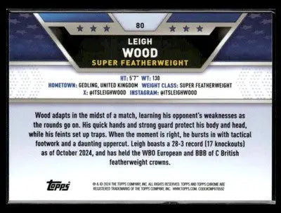 2024 Topps Chrome #80 Leigh Wood - Other