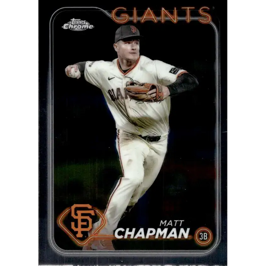 2024 Topps Chrome #81 Matt Chapman NM-MT San Francisco Giants Baseball Card - Baseball Card Single