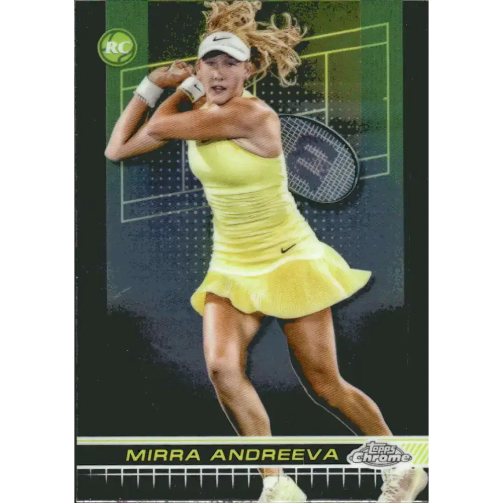 2024 Topps Chrome #81 Mirra Andreeva EX Excellent RC Rookie Tennis Card - Other