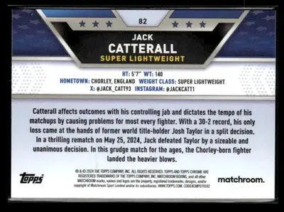 2024 Topps Chrome #82 Jack Catterall - Other