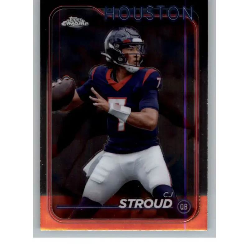 2024 Topps Chrome #83 CJ Stroud NM-MT Houston Texans Football Card - Football Card Single