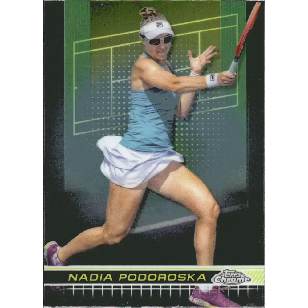 2024 Topps Chrome #83 Nadia Podoroska EX Excellent Tennis Card - Tennis Card Single