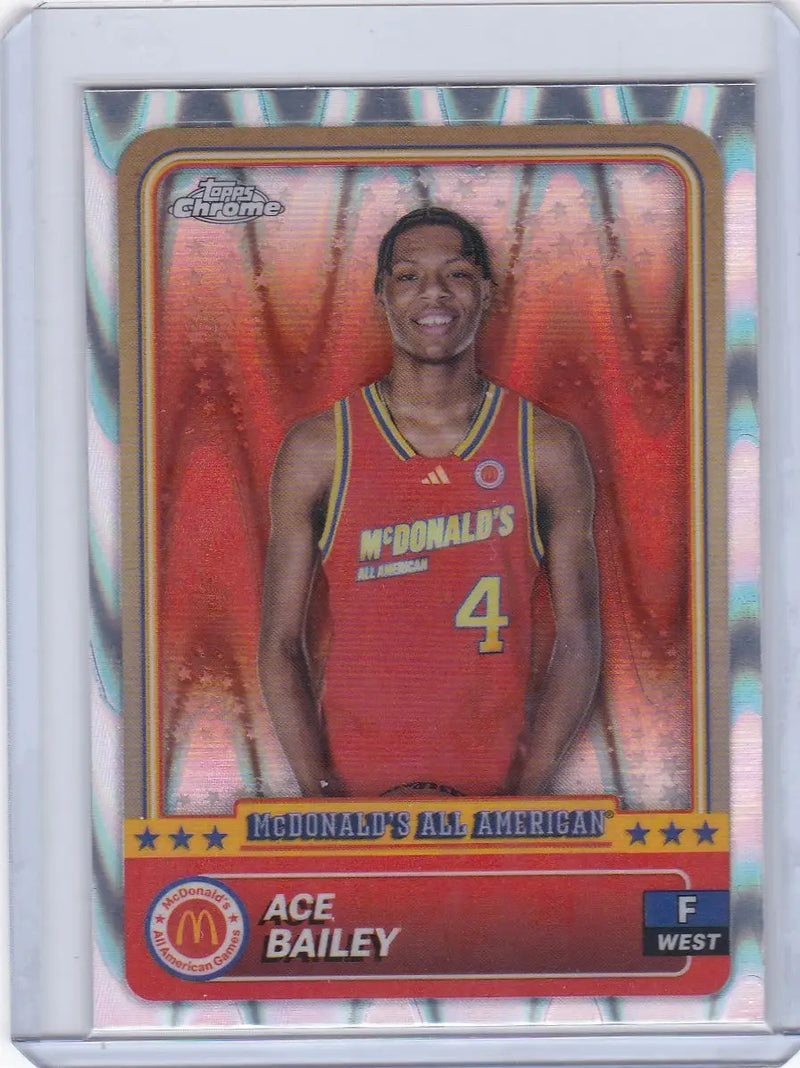 2024 TOPPS CHROME #84 ACE BAILEY TECTONIC- RUTGERS - Other