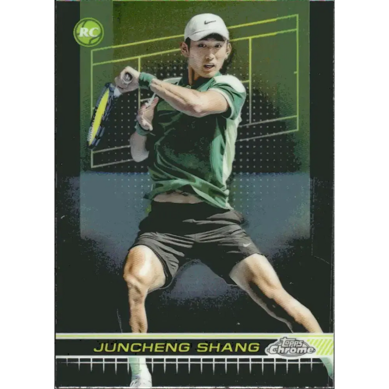2024 Topps Chrome #84 Juncheng Shang EX Excellent RC Rookie Tennis Card - Other